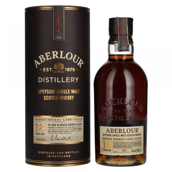 Škotski whisky Aberlour 18 Double Sherry Cask Finish + GB 0,7 l