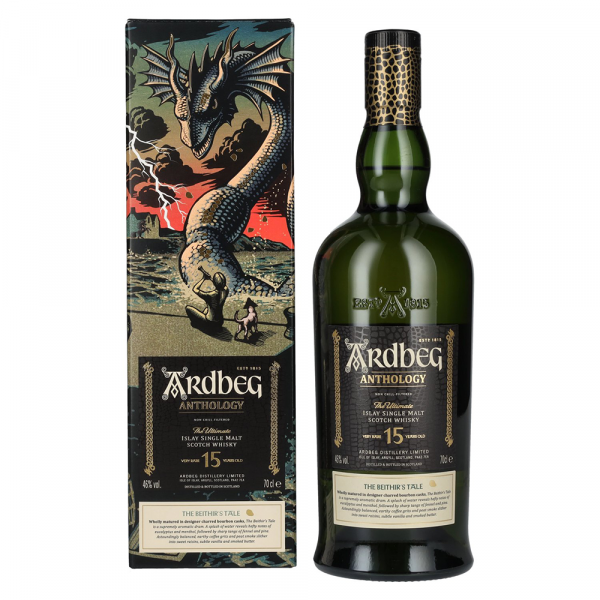 Škotski whisky Ardbeg 15 Years Old The Ultimate The Beithir's Tale Islay Single Malt + GB 0,7 l