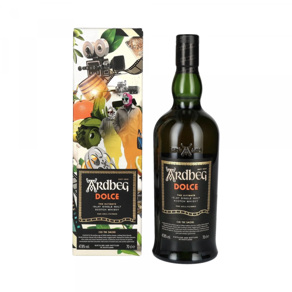 Škotski whisky Ardbeg Dolce Cue The Smoke The Ultimate Single Malt + GB 0,7 l