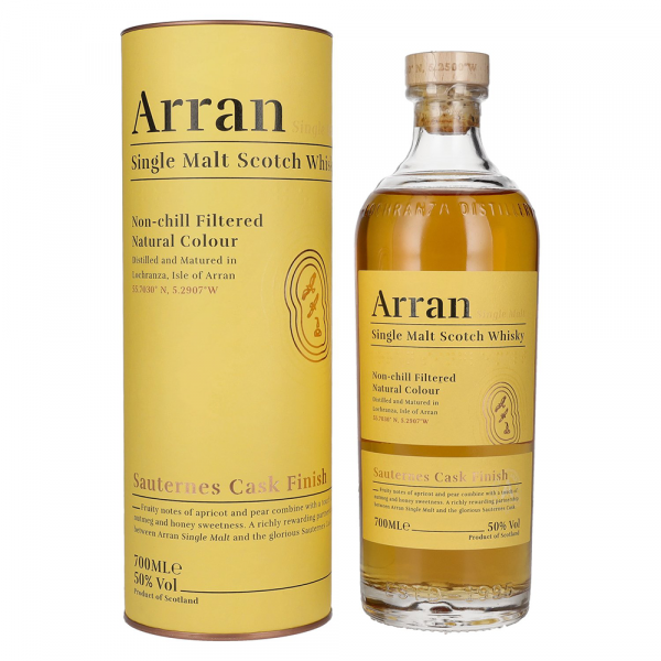 Škotski whisky Arran Single Malt SAUTERNES CASK FINISH + GB 0,7 l