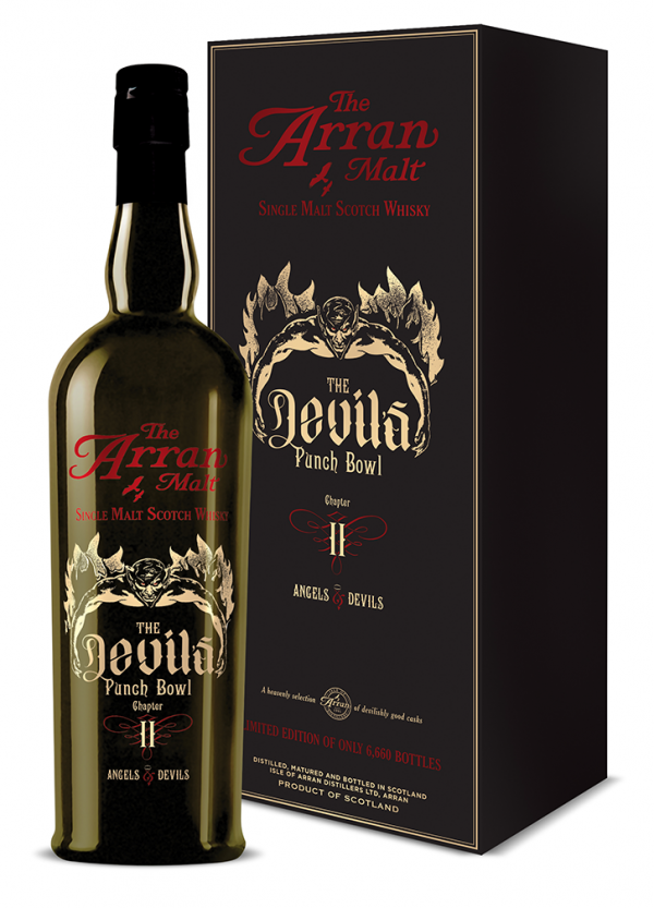 Škotski Whisky Arran The Devils Punch Ball Chapter II Limited edition + GB 0,7 l