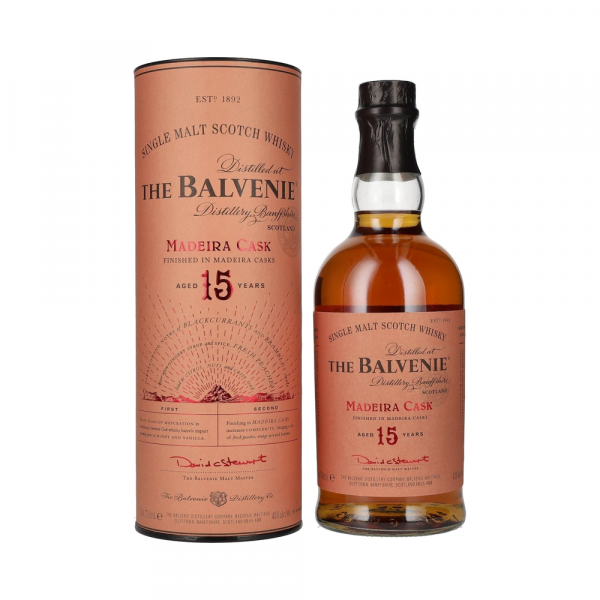 Škotski whisky Balvenie 15 yo Madeira Cask Finish + GB 0,7 l