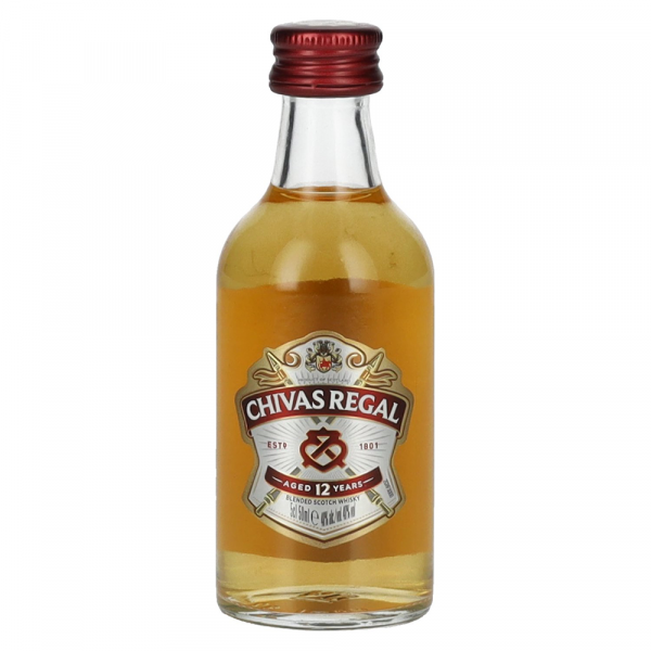 Škotski whisky Chivas Regal 12 let miniaturka 0,05 l