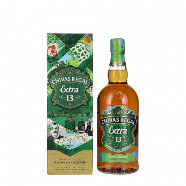 Škotski whisky Chivas Regal Extra 13 Years Old IRISH CASKS SELECTION + GB 1 l