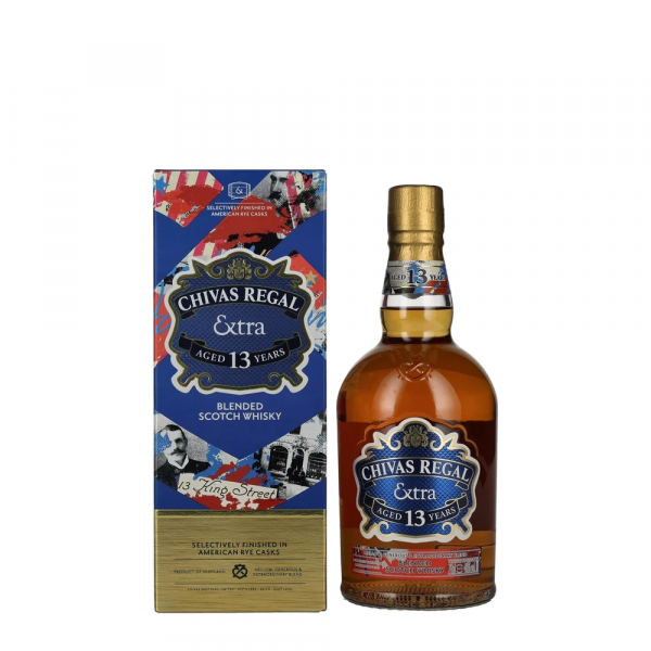 Škotski whisky Chivas Regal Extra 13 Years Old AMERICAN RYE CASKS Finish + GB 0,7 l