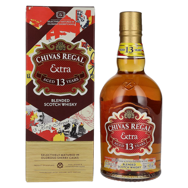 Škotski whisky Chivas Regal Extra 13 let Sherry Cask + GB 0,7 l