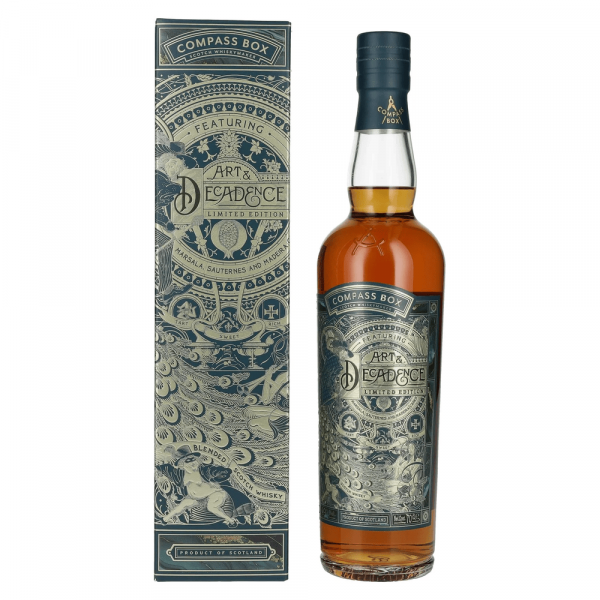 Škotski Whisky Compass Box ART & DECADENCE Blended + GB 0,7 l