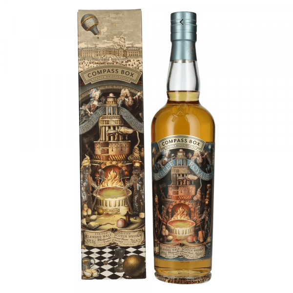 Škotski Whisky Compass Box BRULÉE ROYALE Blended Malt + GB 0,7 l