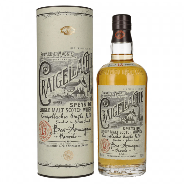 Škotski whisky Craigellachie 13 Year Old Bas Armagnac Cask Finish Speyside Single Malt + GB 0,7 l