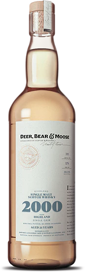 Škotski Whisky Deer, Bear & Moose Highland 2000 0,7 l