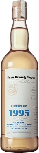 Škotski Whisky Deer, Bear & Moose Tobermory 1995 0,7 l