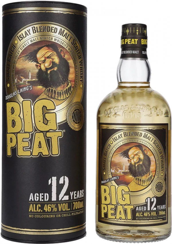 Škotski Whisky Douglas Laing BIG PEAT 12y Islay Blended + GB 0,7 l
