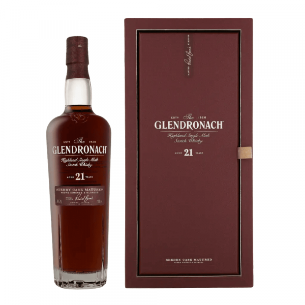 Škotski whisky Glendronach 21 Years + GB 0,7 l