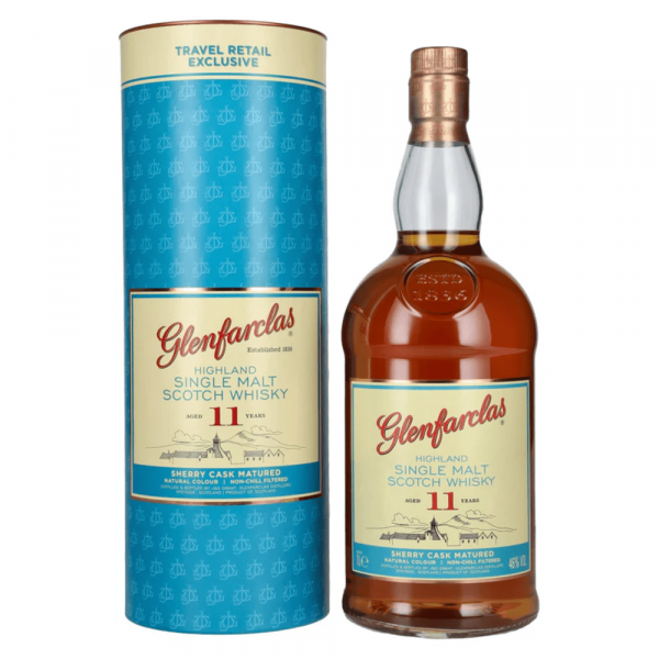 Škotski Whisky Glenfarclas 11 Years Sherry Cask Matured + GB 1 l