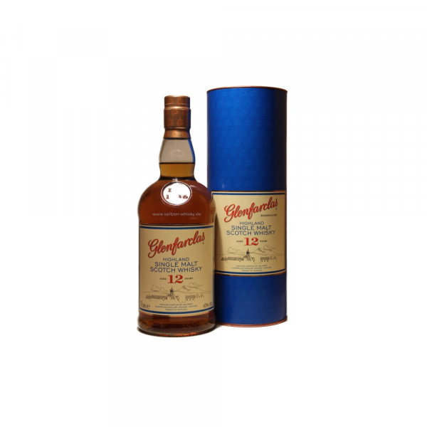 Škotski Whisky Glenfarclas 12 Years Old Highland Single Malt + GB 0,7 l