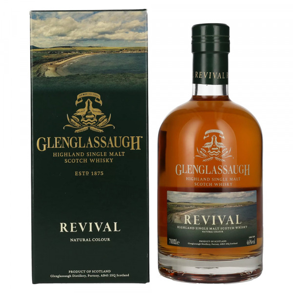 Škotski Whisky Glenglassaugh Revival Highland Single Malt + GB 0,7 l