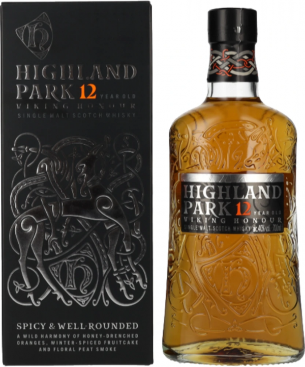 Škotski Whisky Highland Park 10 VIKING SCARS + GB 0,7 l