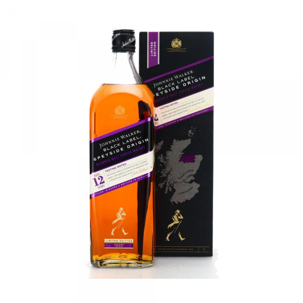 Škotski Whisky Johnnie Walker Black Label Speyside Origin + GB 1 l