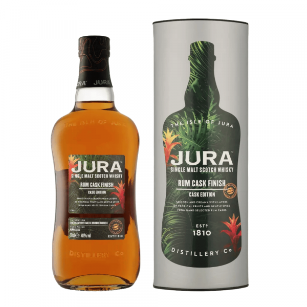 Škotski whisky Jura Rum Cask Finish + GB 0,7 l