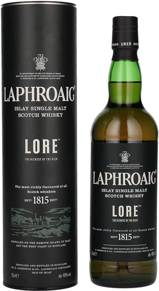 Škotski whisky LAPHROAIG Lore Single Malt + GB 0,7 l
