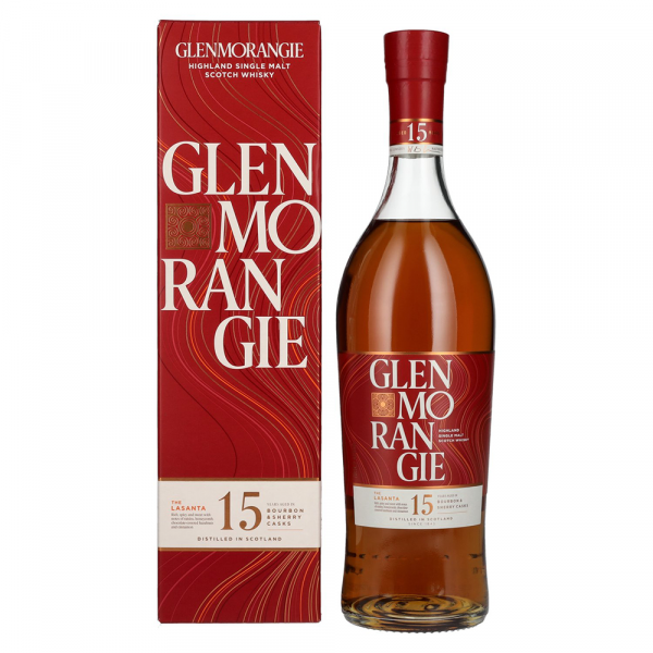 Škotski whisky Lasanta 15Y Glenmorangie + GB 0,7 l