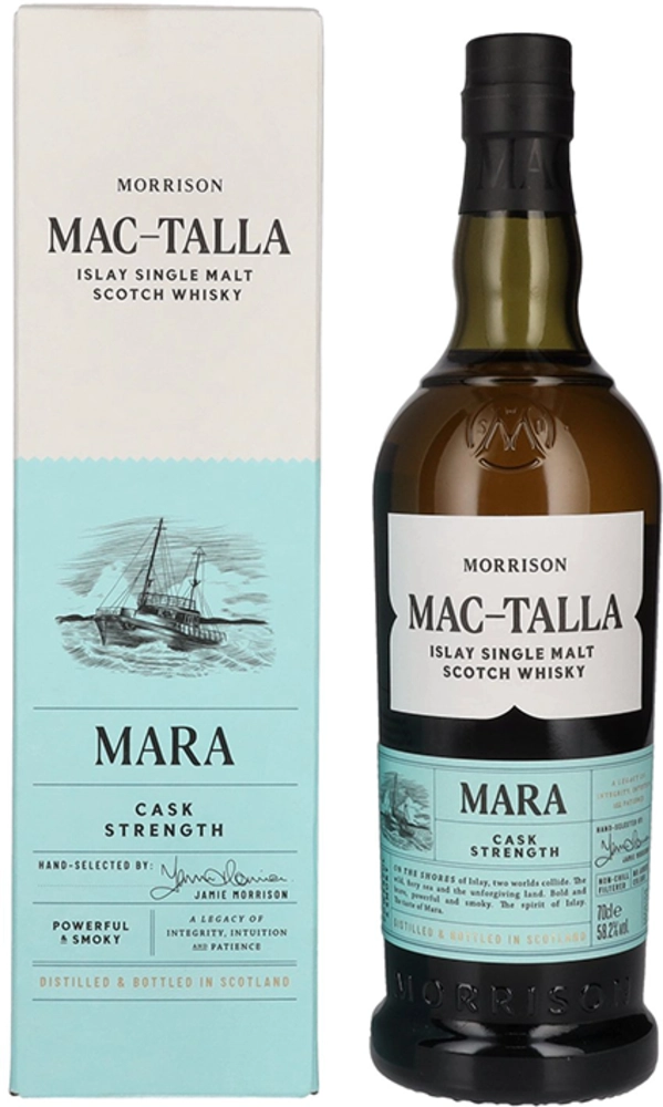 Škotski Whisky Mac-Talla Morrison MARA Cask Strenght Islay + GB 0,7 l