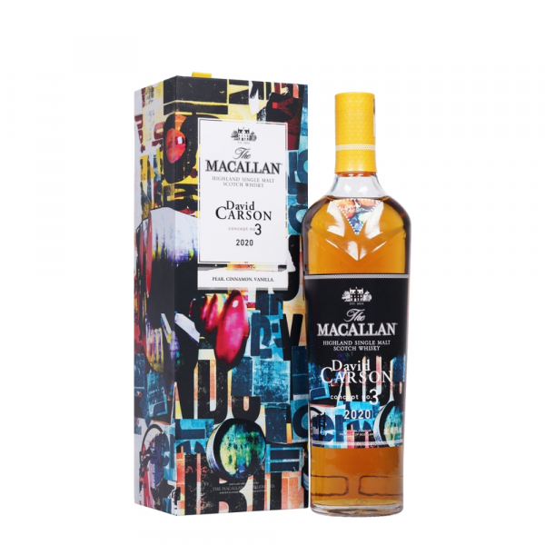 Škotski Whisky Macallan CONCEPT N° 3  David Carson 2020 + GB 0,7 l