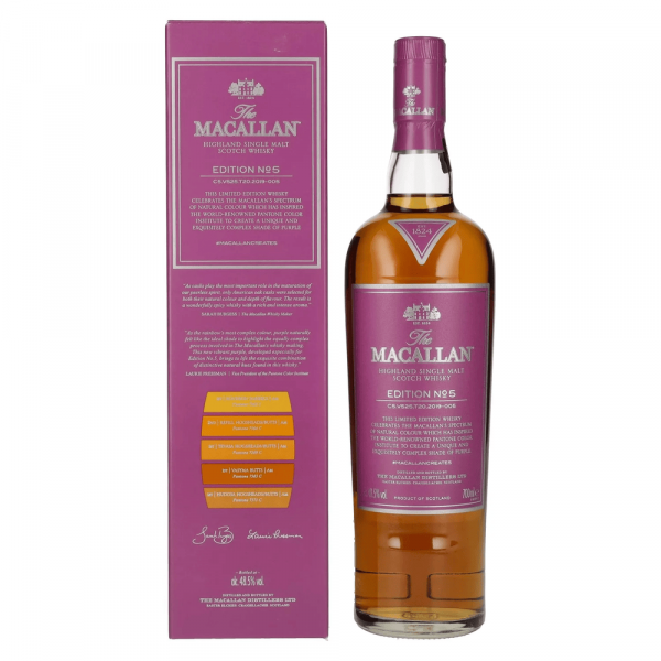 Škotski whisky Macallan EDITION N° 5 Highland Single Malt + GB 0,7 l