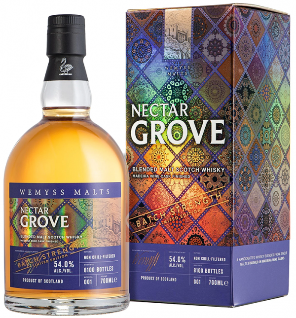 Škotski Whisky Nectar Grove Batch Strenght Blended + GB 0,7 l