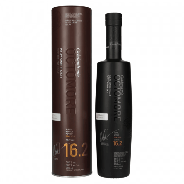 Škotski Whisky Octomore EDITION: 16.2 Super Heavily Peated + GB 0,7 l