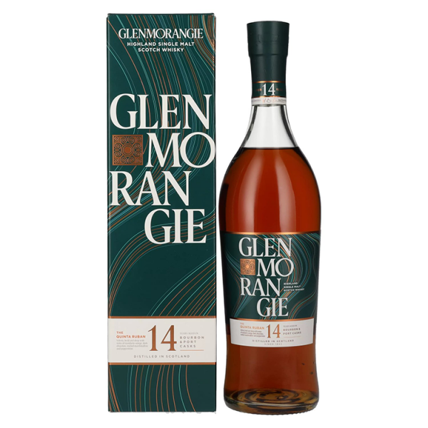 Škotski whisky Quinta Ruban 14y Glenmorangie + GB 0,7 l