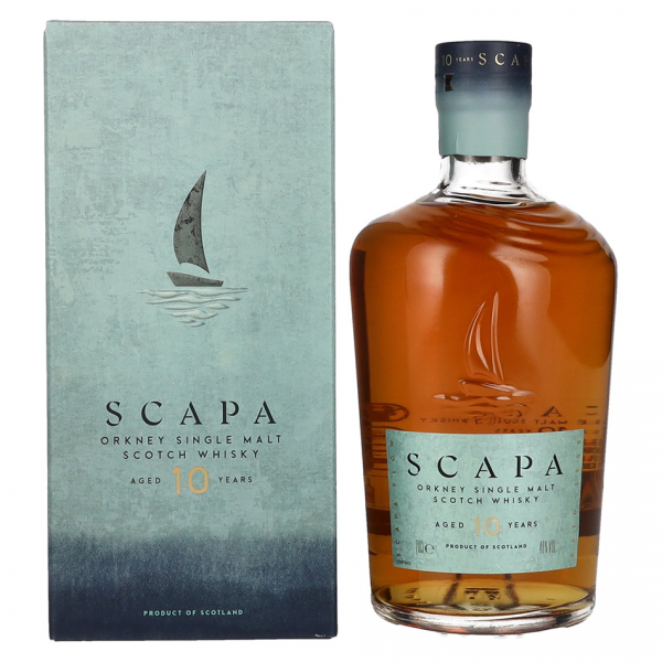 Škotski whisky Scapa Orkney 10YO Single Malt + GB 0,7 l