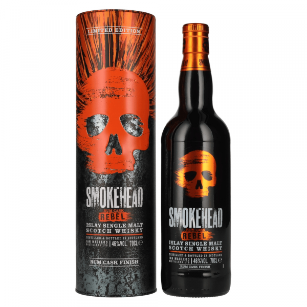 Škotski Whisky Smokehead RUM REBEL Islay Single Malt + GB 0,7 l