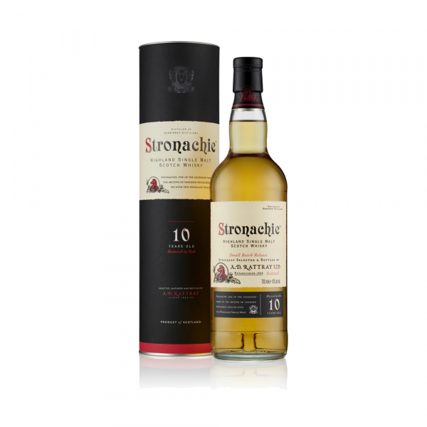 Škotski whisky Stronachie 10 Years Old Single Malt + GB 0,7 l