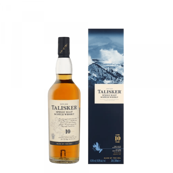 Škotski whisky Talisker 10 + GB 0,2 l