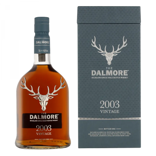 Škotski Whisky The Dalmore 2003 Vintage Highland Single Malt + GB 0,7 l