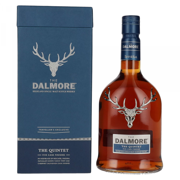 Škotski Whisky The Dalmore The Quintet Highland Single Malt + GB 0,7 l