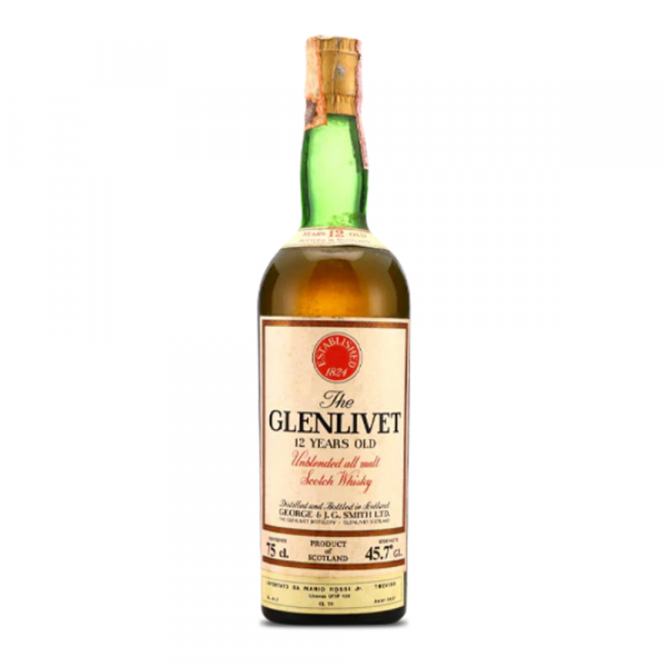 Škotski whisky The Glenlivet 12 Year Old 1960s 0,75 l