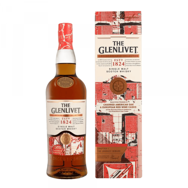 Škotski whisky The Glenlivet Groundbreaker Collection + GB 0,7 l