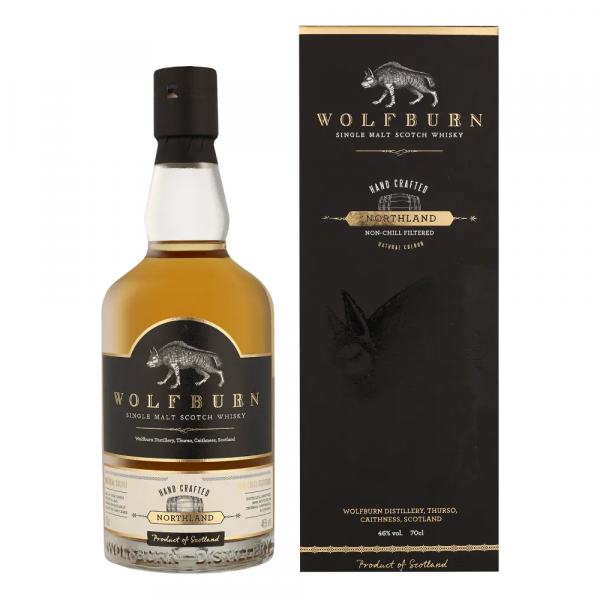 Škotski Whisky Wolfburn NORTHLAND + GB 0,7 l
