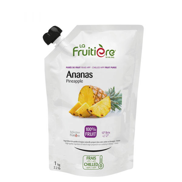 Sveži sadni pire Ananas 100%  La Fruitiere 1 kg