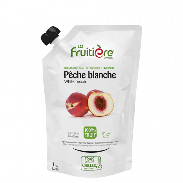 Sveži sadni pire Bela breskev 100% La Fruitiere 1 kg