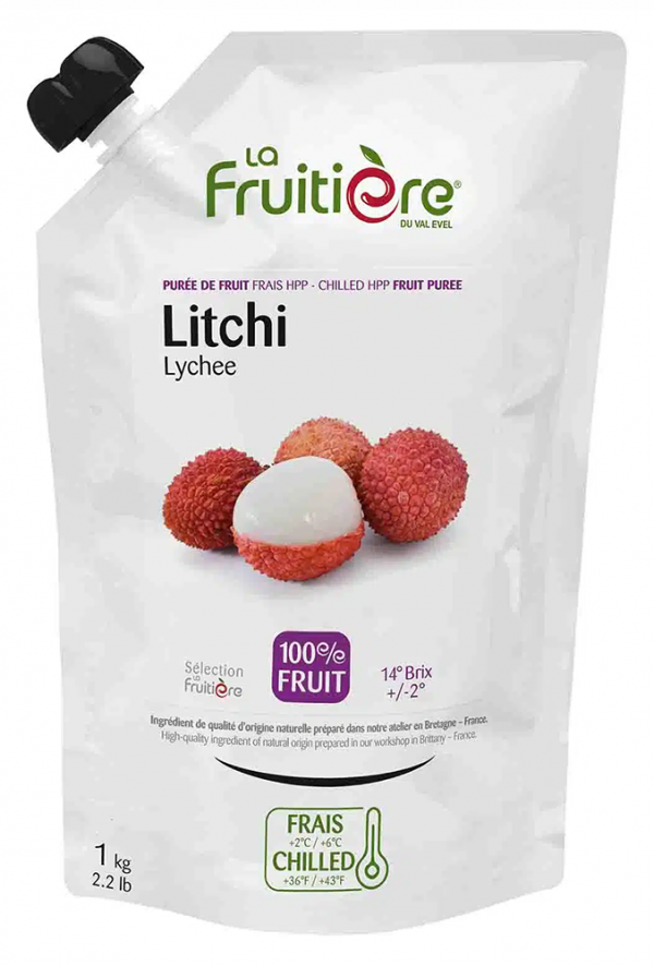 Sveži sadni pire Liči 100% La Fruitiere 1 kg