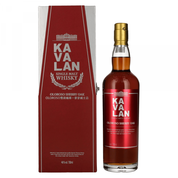 Tajvanski Whisky Oloroso Sherry OAK Kavalan + GB 0,7 l