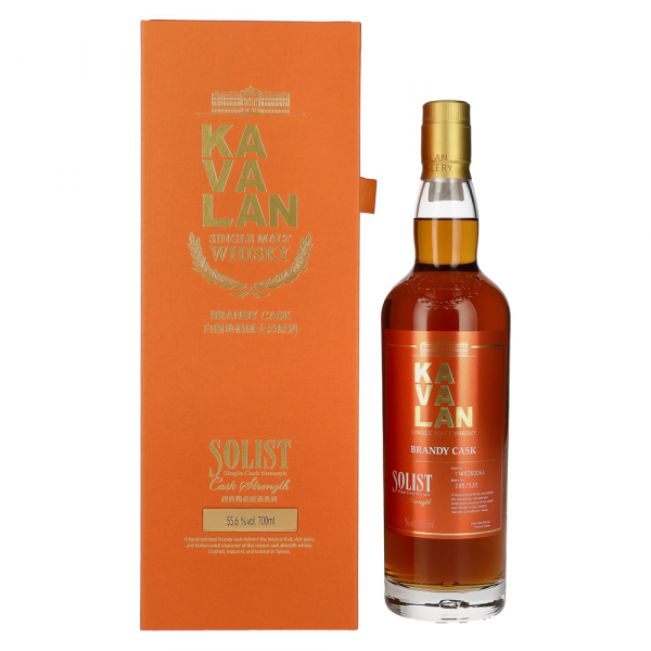 Tajvanski Whisky SOLIST Brandy Cask Kavalan + GB 0,7 l