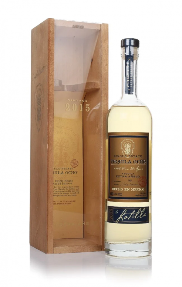 Tequila Extra Anejo 2015 Tequila Ocho + GB 0,7 l