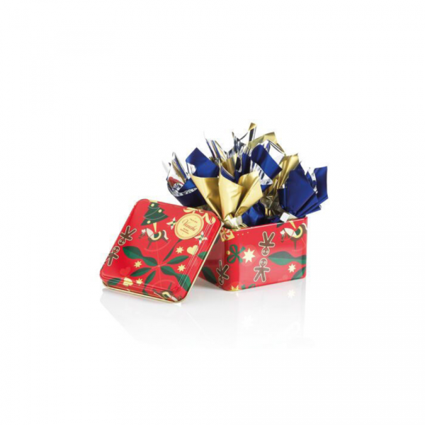 Venchi Božični darilni paket v kovinski embalaži 74 g