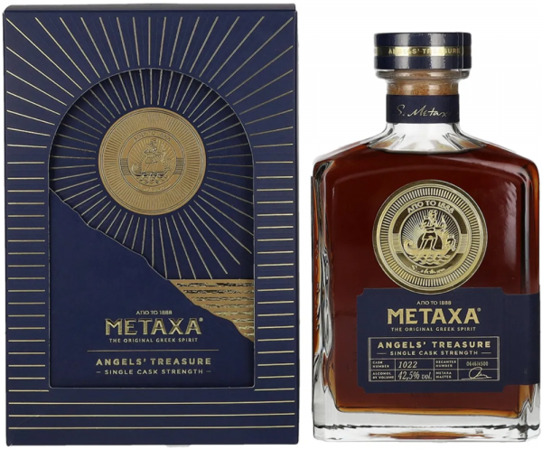 Vinjak Brandy Metaxa Angels' Treasure Single Cask Strength 2023 + GB 0,7 l