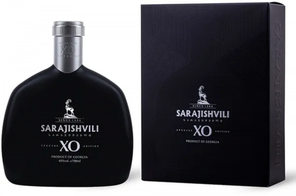 Vinjak Brandy Sarajishvili XO Black + GB 0,7 l