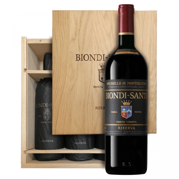 Vino Brunello di Montalcino DOCG 6 bottle Verticall collection 2018 2019 2020 + WB Biondi Santi 0,75 l